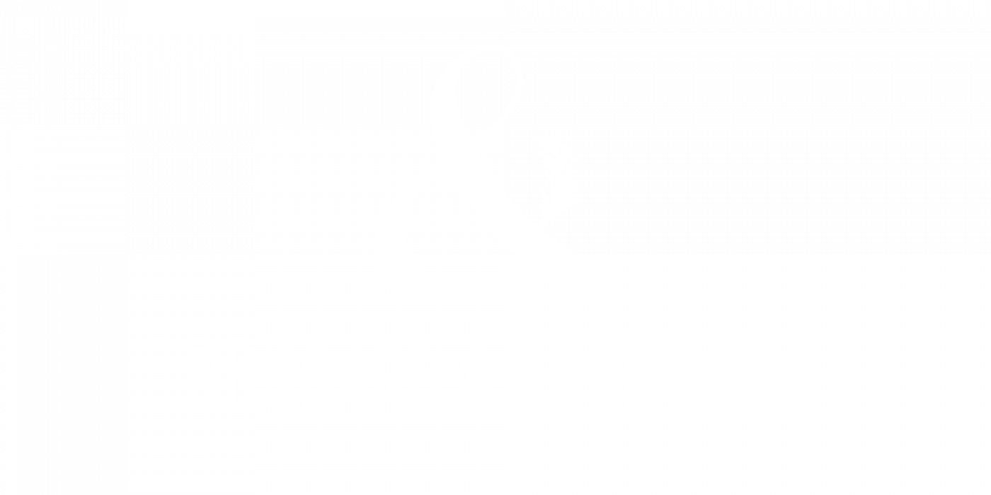 Logodesign Rhubarb & Rosemary von Daniela Nachtigall