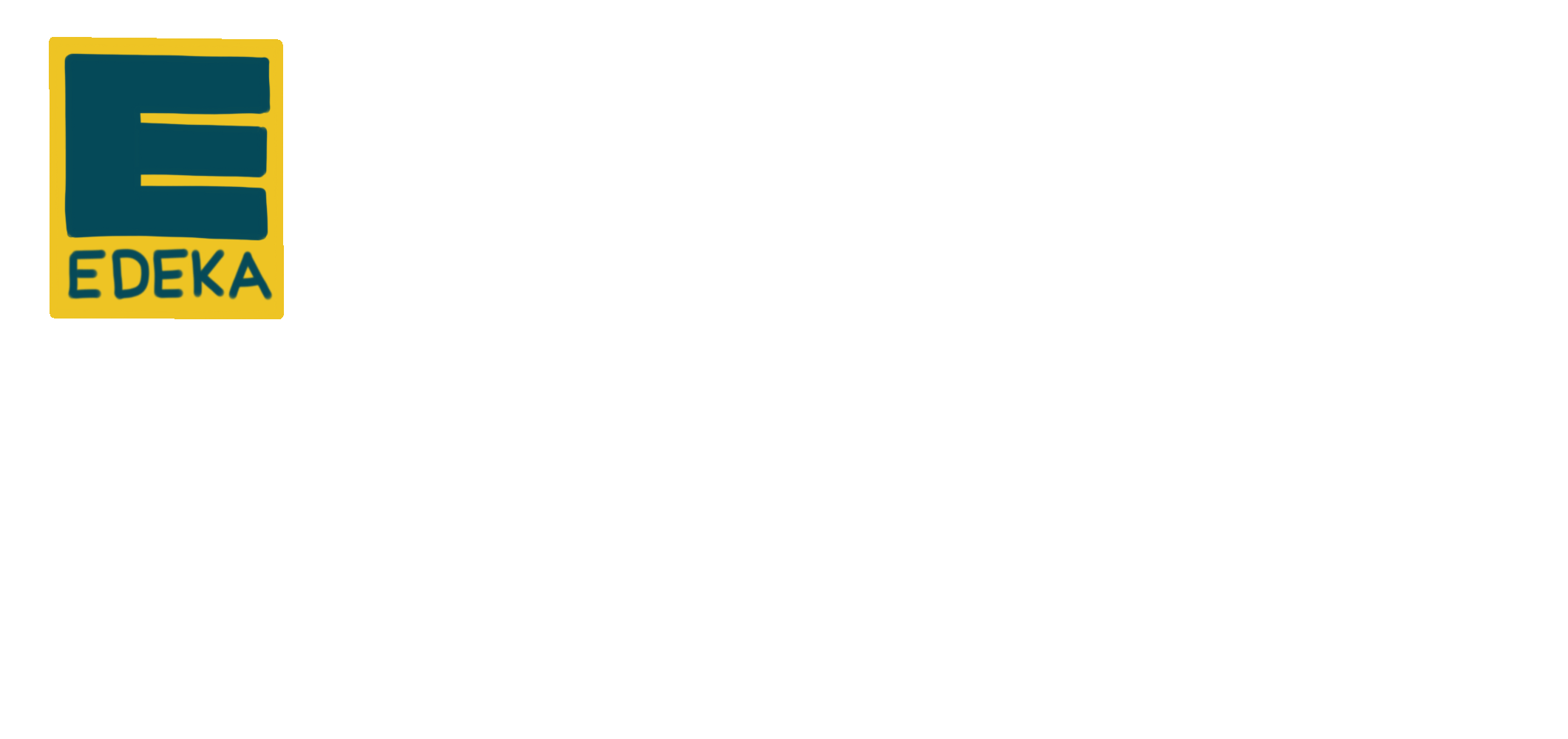 personalisierter GIF Sticker für EDEKA Laudage, animiertes Logo