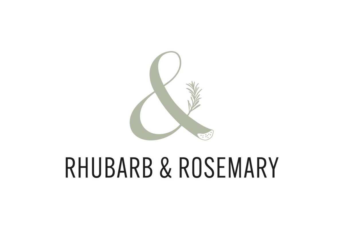 Logodesign von Daniela Nachtigall für Rhubarb and Rosemary