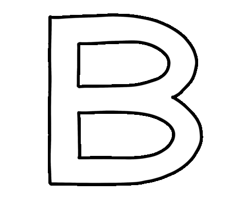 B GIF Sticker